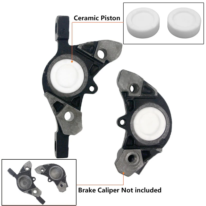 Bike Hydraulic Brake Caliper Ceramic Piston MTB Road Bike Disc Brake Piston For XT/M785/M8000/SLXM675 Repair Parts