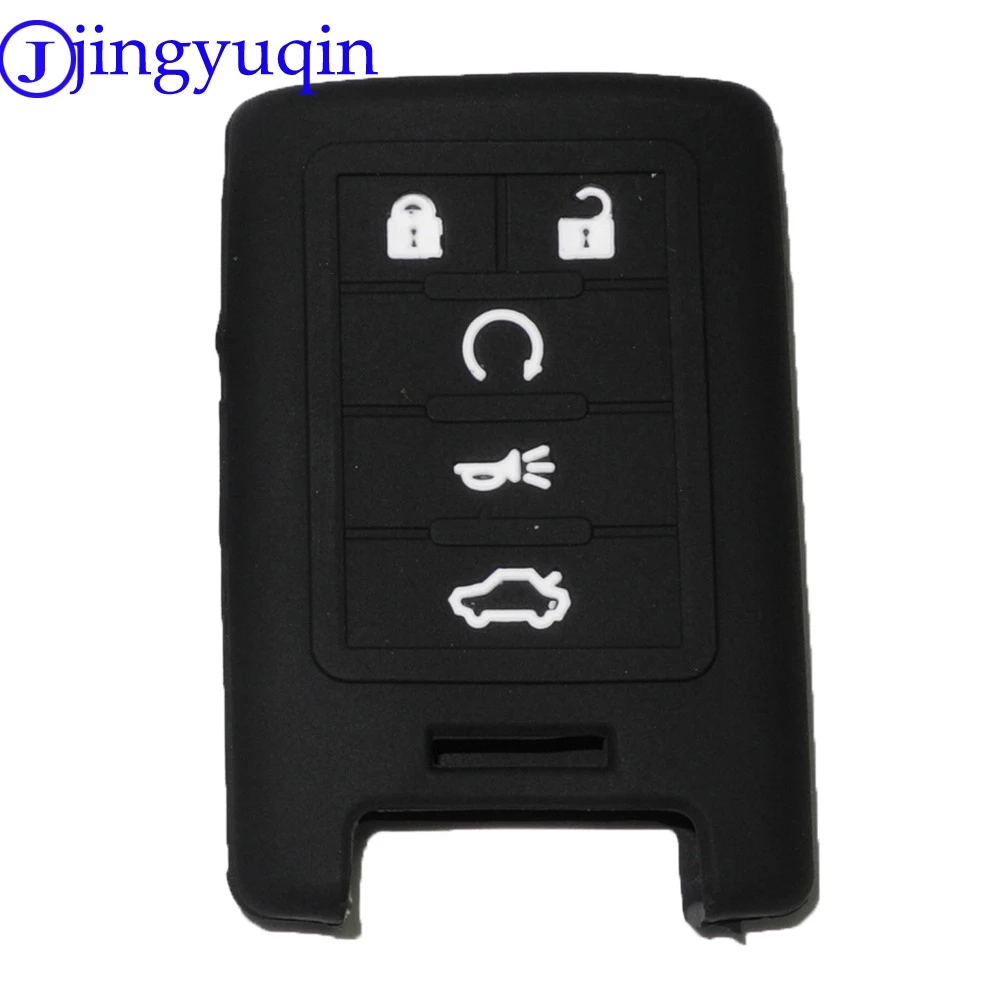 jingyuqin New Remote Car Key Case Cover 5 Buttons for Cadillac SLS CTS ATS SRX XTS Seville Escalade Smart | Автомобили и