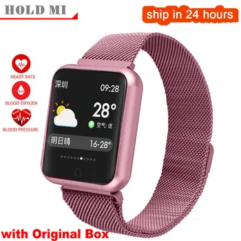 

Sports IP68 Smart Watch P68 Fitness Bracelet Activity Tracker Heart Rate Monitor Blood Pressure for ios Android