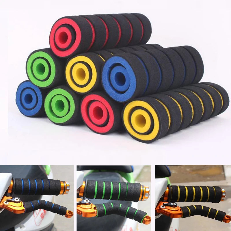 Handle Bar 4pcs/set Bike Racing Bicycle Motorcycle Foam Sponge Grip Cover Handlebar Non-slip Soft