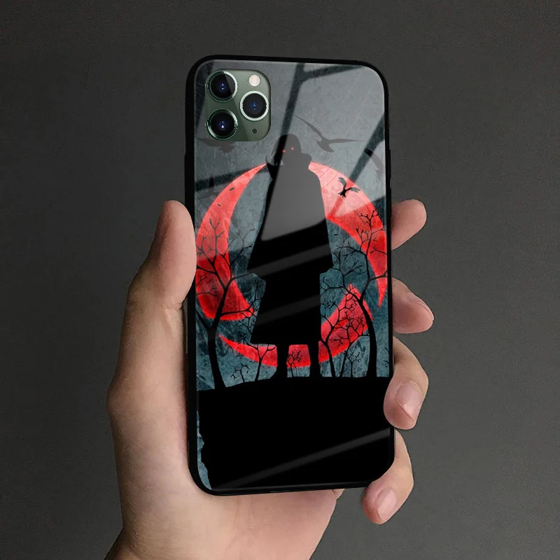 Наруто Итачи Учиха мягкий силиконовый стеклянный чехол для телефона Apple iPhone SE 6 6s 7