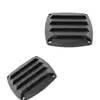 2x Plastic Boat  Louvre Air Ventilator Ventilation Vent Grille Cover Black Mesh ► Photo 1/6