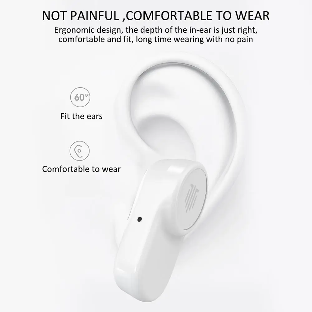 Для FreeX Smart Беспроводная bluetooth-гарнитура 5,0, умные наушники с напоминанием, белые, CVC, снижают уровень шума, помогают сном, спортивные наушники