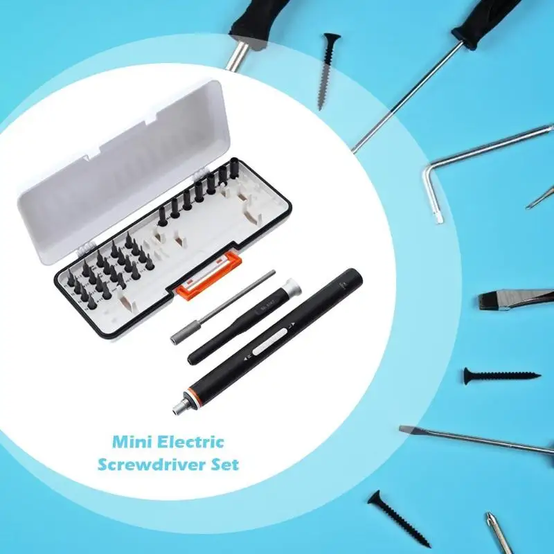 

Mini Electric Cordless Magnetic Screw Driver Tool Torx Hex Kit Li-ion Battery Precision Hand Screwdriver Bit Set