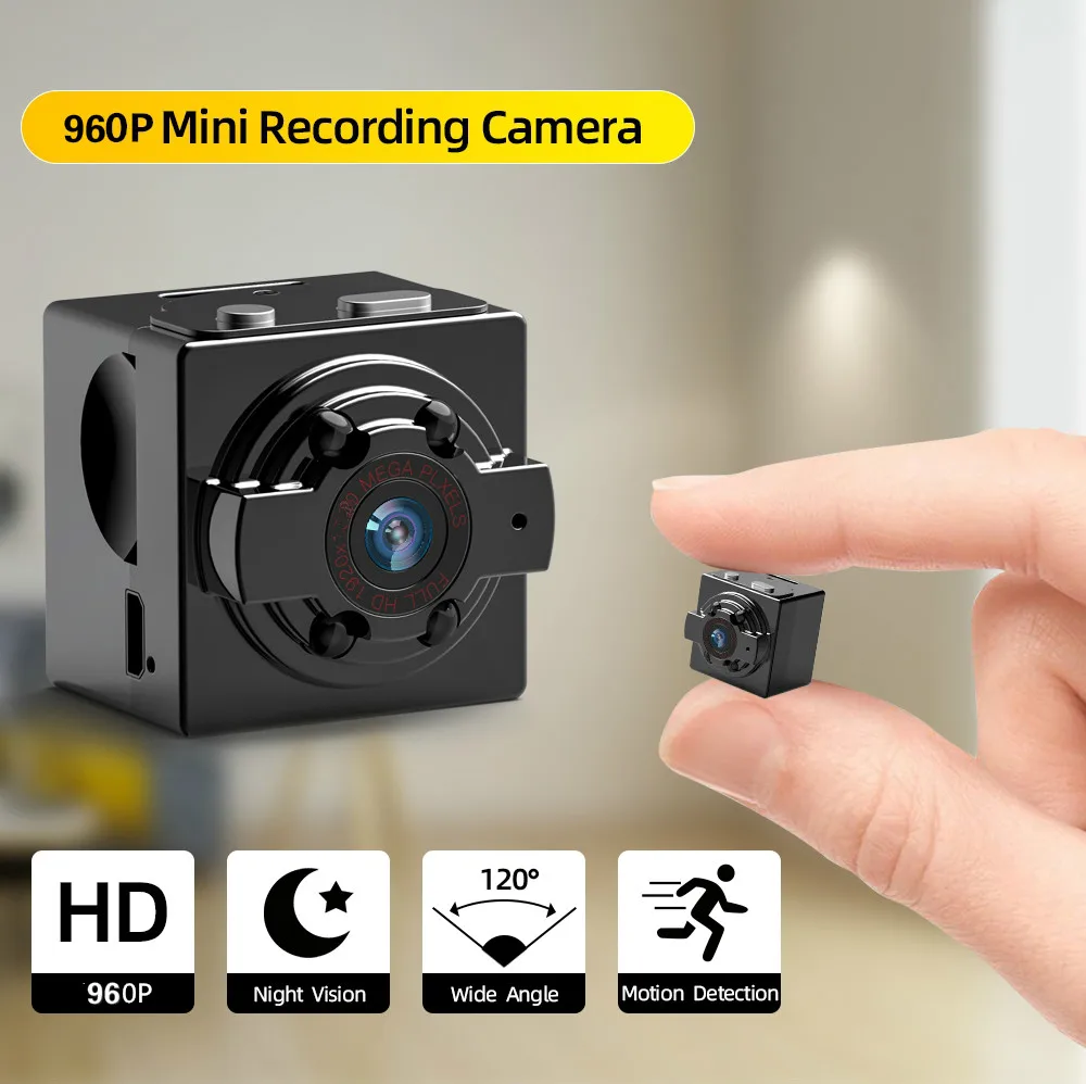 SQ8 SQ11 Smart 960p HD Small Secret Micro Mini Camera Video Cam Night Vision Wireless Body DVR DV Tiny Minicamera Microchamber |