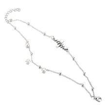 Европа и Америка горячая распродажа новые продукты ножной браслет-стиль из двух частей набор жемчужной цепи электрокардиограмма Европа и Америка ножной браслет