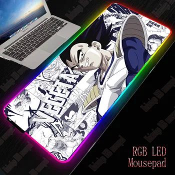 

Dragon Ball RGB Gaming Large Mouse Pad Gamer Led Computer Mousepad Big Mouse Mat with Backlight Carpet for Keyboard Desk Mat
