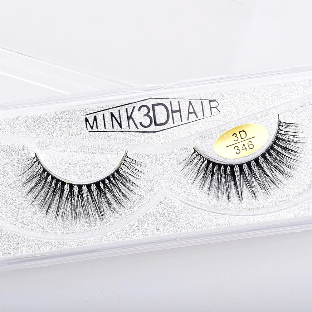 

1/3Pcs Real Dense 3D Mink Hair False Eyelashes Wispy Cross Eye Lashes Fluffy Handmade Extension Reusable Mink Lashes Extension