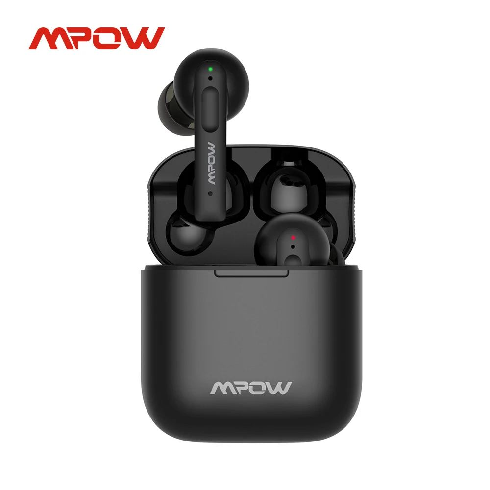 Mpow X3 Wireless Earbuds Active Noise Cancelling Bluetooth TWS Earphones with 4 Mic Deep Bass Stereo 30 Hours Playback for Phone