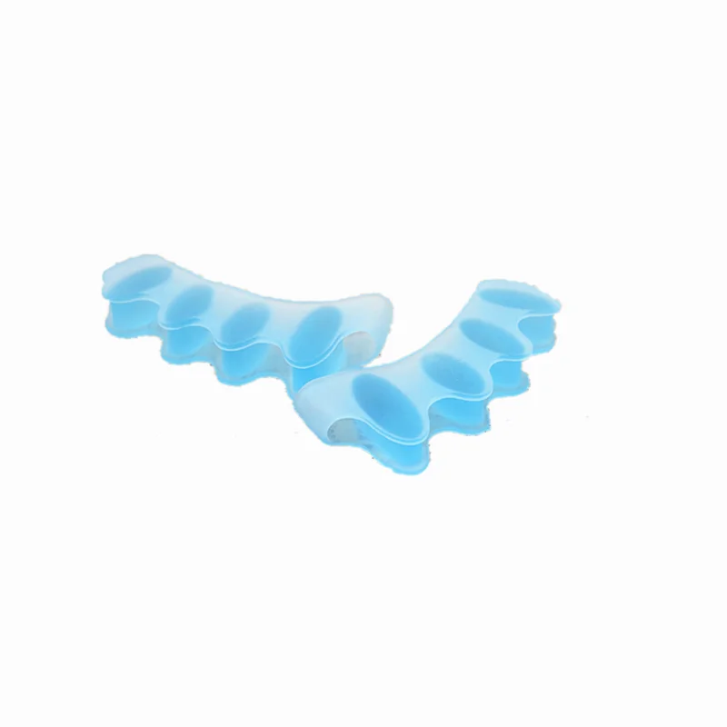 Blue adult 2 шт. = 1 пара силиконовых гелей, защита от буйона, разделители пальцев ног, выпрямитель, коррекция вальгусной деформации, инструмент для ухода за ногами ребенка - Цвет: Blue adult
