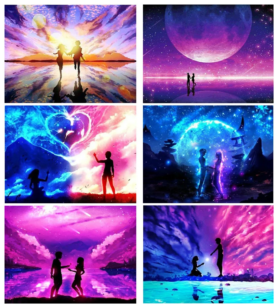 

Diamond Painting love Scenery picture Cross stitch Diy diamond embroidery Home Decoration diamond birthday present