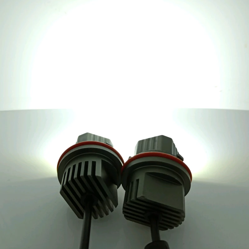 2pcs White 6000K Lamp 160W LED Angel Eyes Marker Lights Bulbs for BMW E87 E39 M5