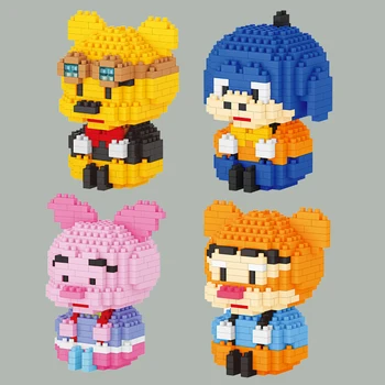 

Cute Cartoon Mini Blocks Bear DIY Building Toys Cute Tigger valentine's day Girls Gifts Juguetes Anime Model Toys