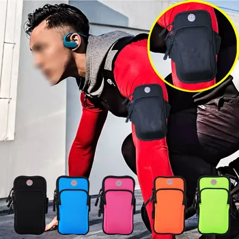 

Outdoor Running Arm Bags Sports Cycling Phone Money Holders Pouches Armband Outdoor Sport Arm Pouches Gym Arm Band Bags