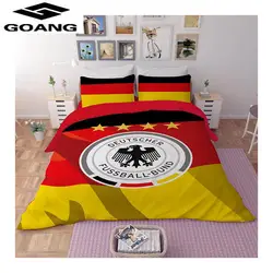 Набор постельного белья GOANG простыня пододеяльник и наволочка 3d цифровая печать Deutscher Fussball-Bund домашний текстиль DFB