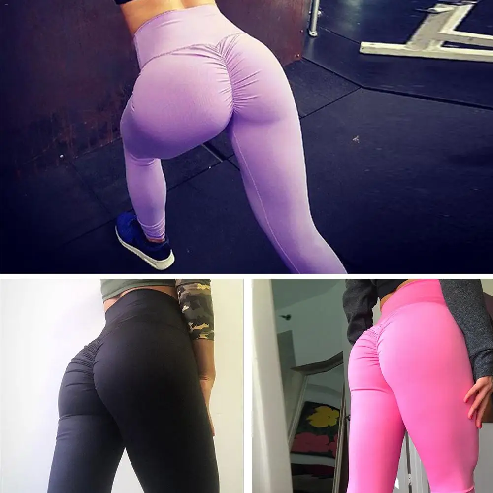 Талия Бесшовные Леггинсы пуш-ап сексуальные хип-Ап Йога Фитнес Bodycon спортивные штаны леггинсы для девочек спортзал леггинсы