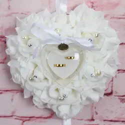 Свадебные товары Западная креативная имитация розовое сердце кольцо Подушка невесты Европейское свадебное кольцо