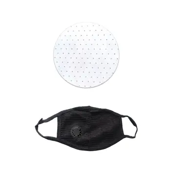 

Anti-Fog Dust-Proof Black Mask With Valve Filtration Prevent Air Pollution Saliva Respirator Mouth Mask 1PCS