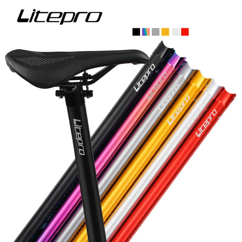 Liteproカーボンシートポストφ31.8 * 580mm DAHON用セット Litepro-超