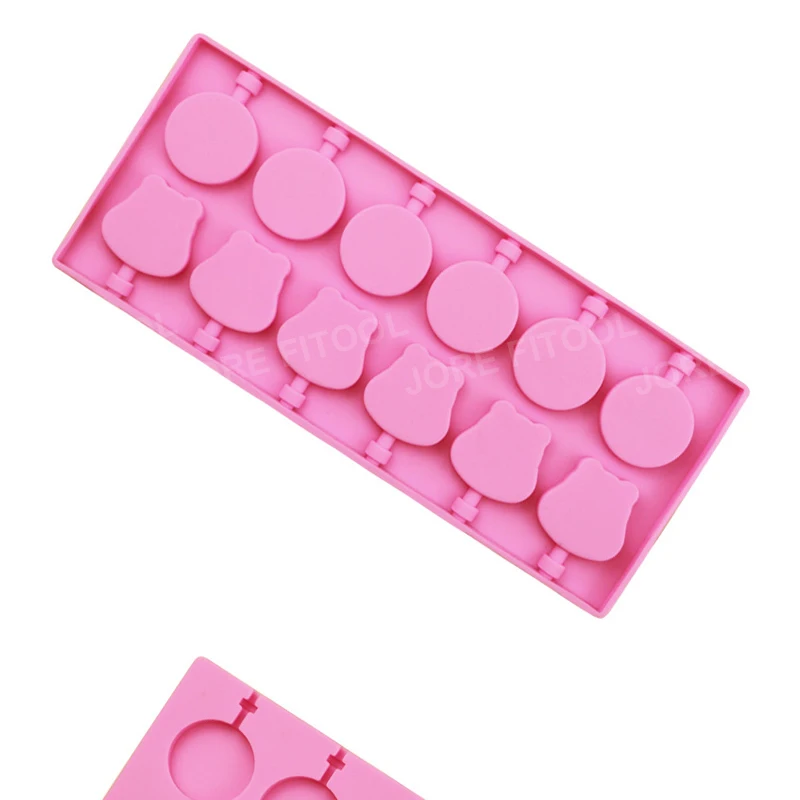 12 даже форма медведя силиконовая форма для леденцов Diy конфеты шоколадные формы мягкие помадные формы
