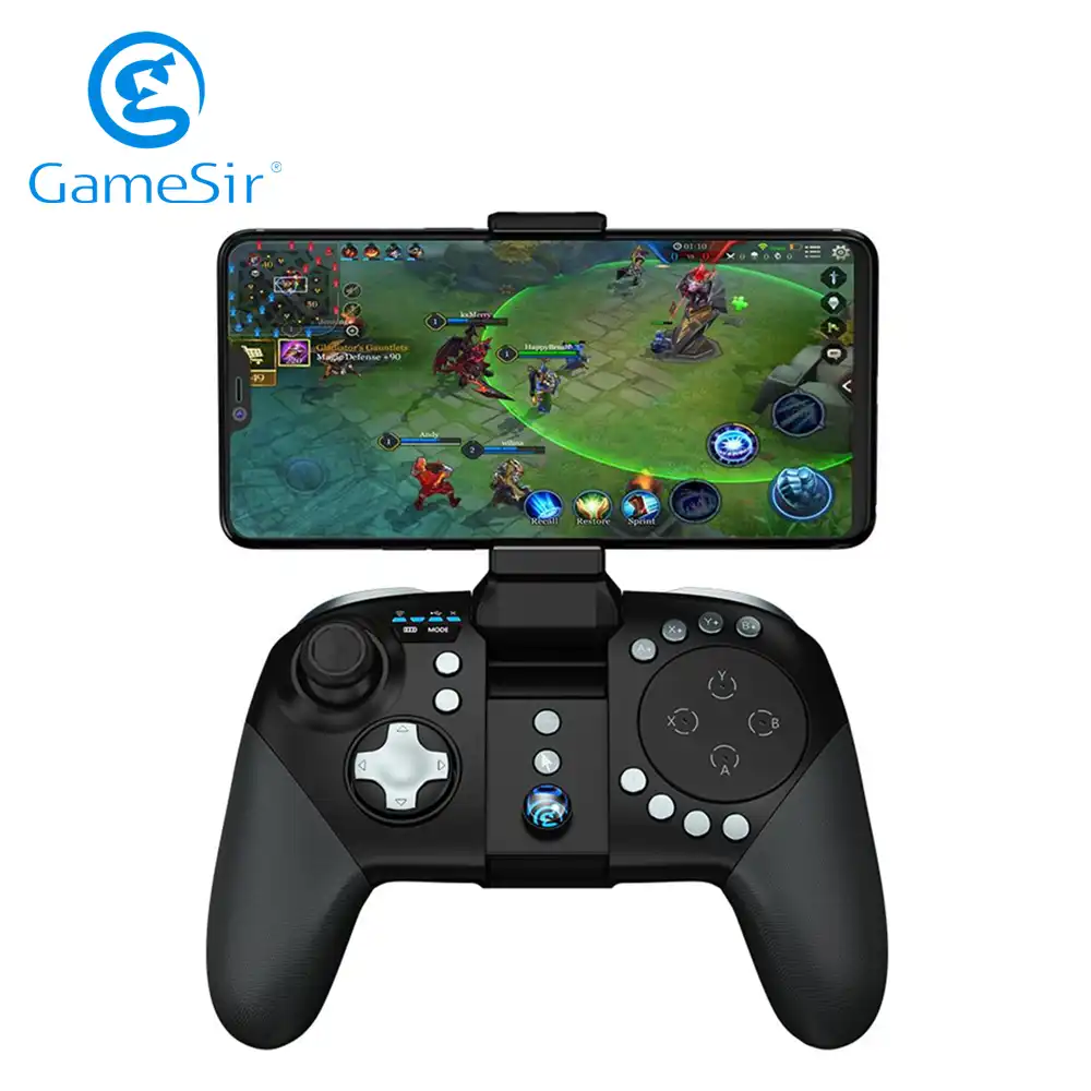 Gamesir G5ワイヤレスbluetoothゲームコントローラのためのトラックパッドとandroidの携帯電話のゲームfps Moba Rosデューティ携帯 Androidの コントローラiosコントローラ制御 Aliexpress