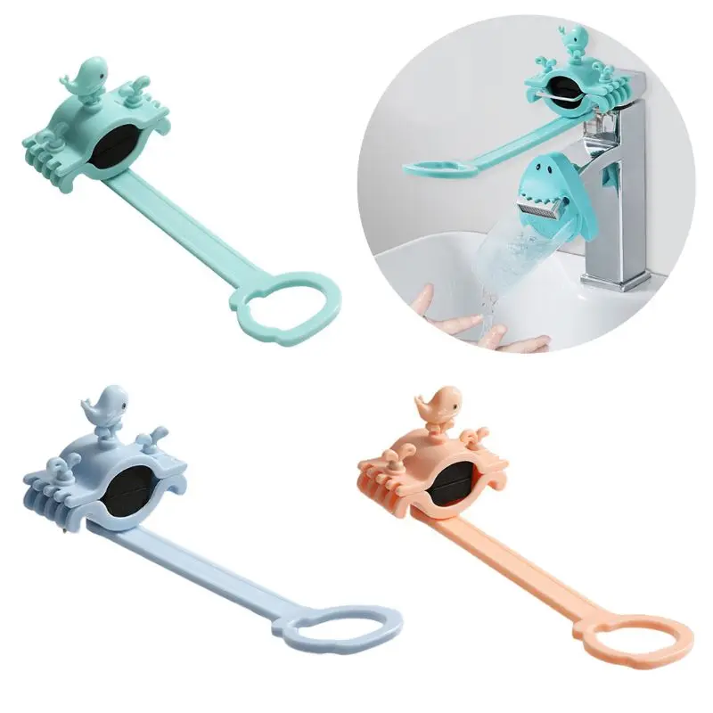 

Children Faucet Extender Kids Baby Cartoon Splash Head Long Water Guide Splash head cartoon Faucet extender
