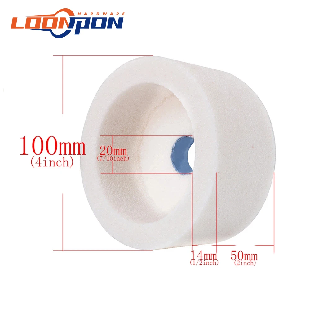 Ceramic Grinding Cup Corundum 4inch/5inch/6inch Abrasive Cup Polishing Grinding Marble Metals Ceramics 1Pc grinding disc abrasive wheel grinding wheel