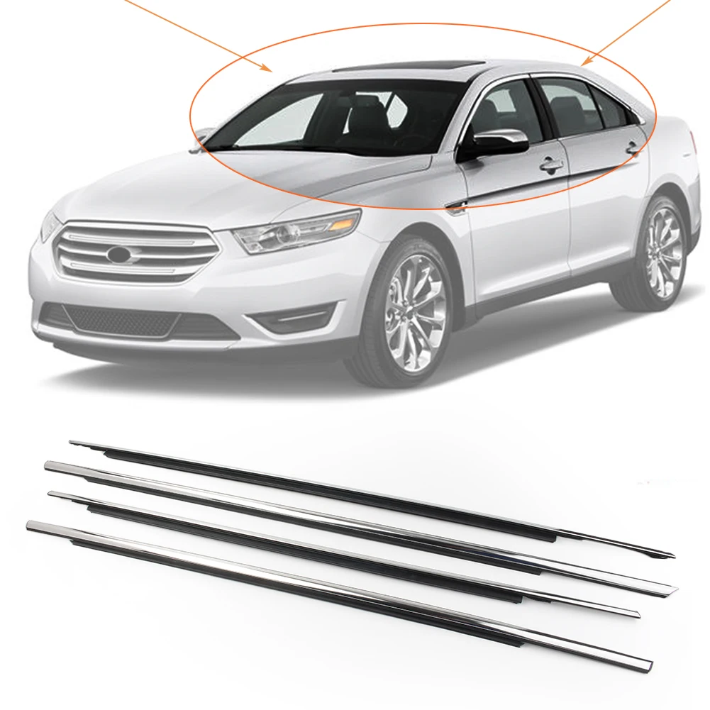 Special Price Auto Tochtstrip Venster Moulding Trim Deur Riem Weer-Strip Voor Ford Taurus 2010 2011 2012 2013 2014 2015 2016 2017 2018 2019