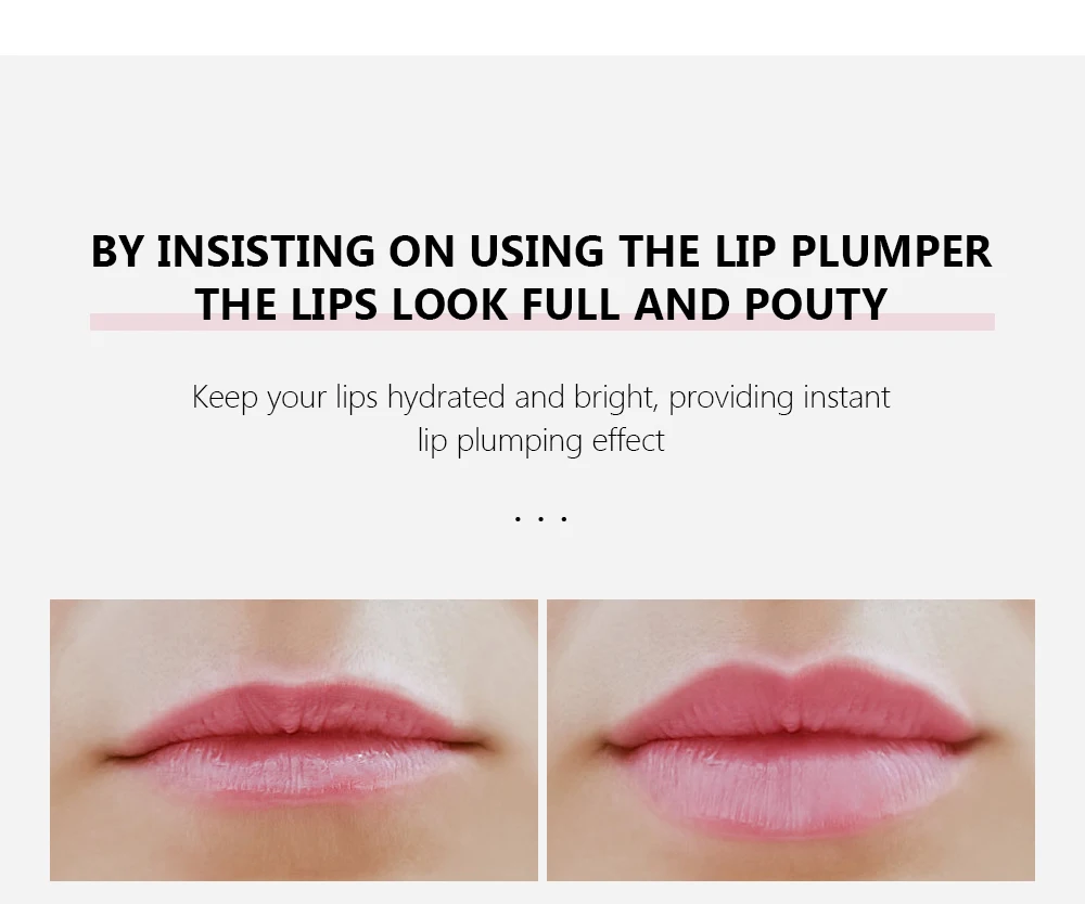 Lip Plumper Gloss Shiner Plumping Maximizer Volumen Aumento Engrosador De Labios Lips Plumber Levre Rose Eclaircissant Pulpeuse
