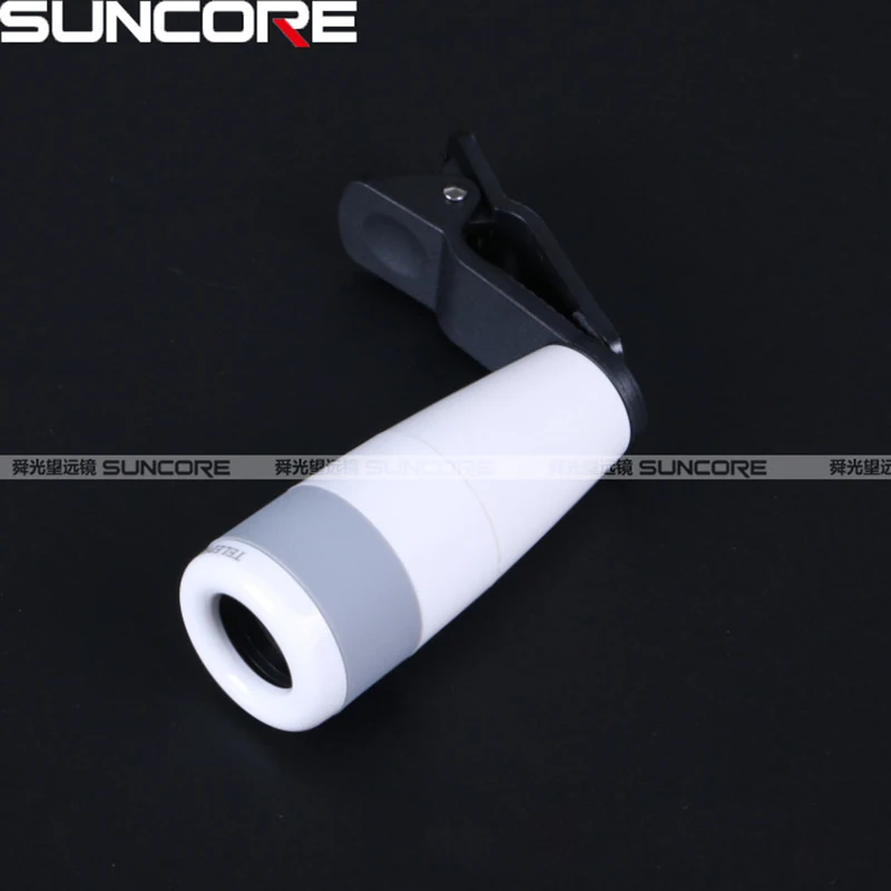 SUNCORE 8X длиннофокусный объектив камеры телефото Лен с зажимом Монокуляр внешние линзы универсальный зажим для смартфона