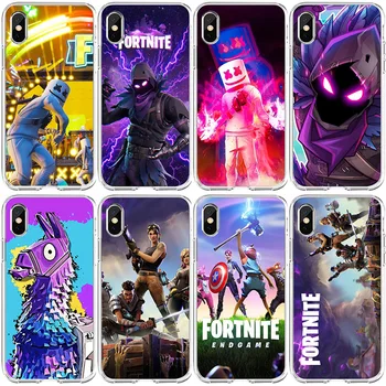 

Fortress Night Mobile Phone Case for iphone Fortnite Game Decal Silicone Cartoon Character Gift Decoration Mobile Phone Case