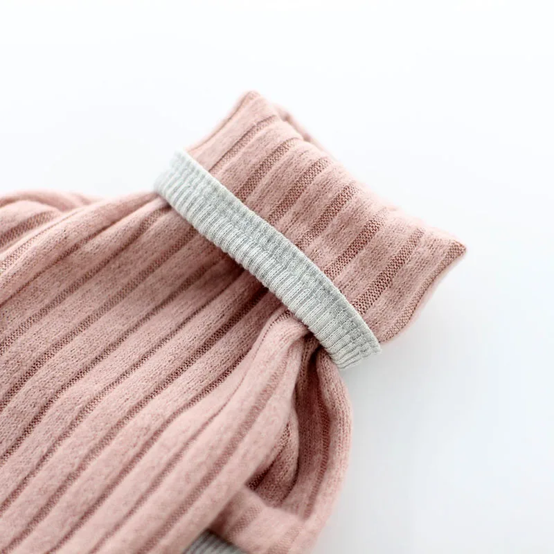 새로운 터틀넥 개 스웨터 따뜻한 니트 풀오버 테디 Bichon 불독 가을 겨울 디자이너 개 옷 Homewear 의상