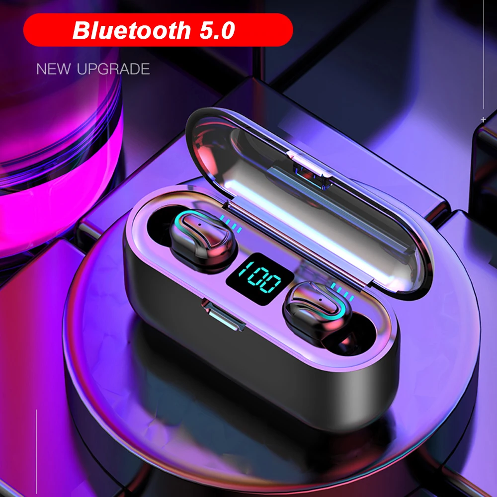Joinrun наушники-вкладыши TWS с Беспроводной Bluetooth гарнитура Водонепроницаемый 8D