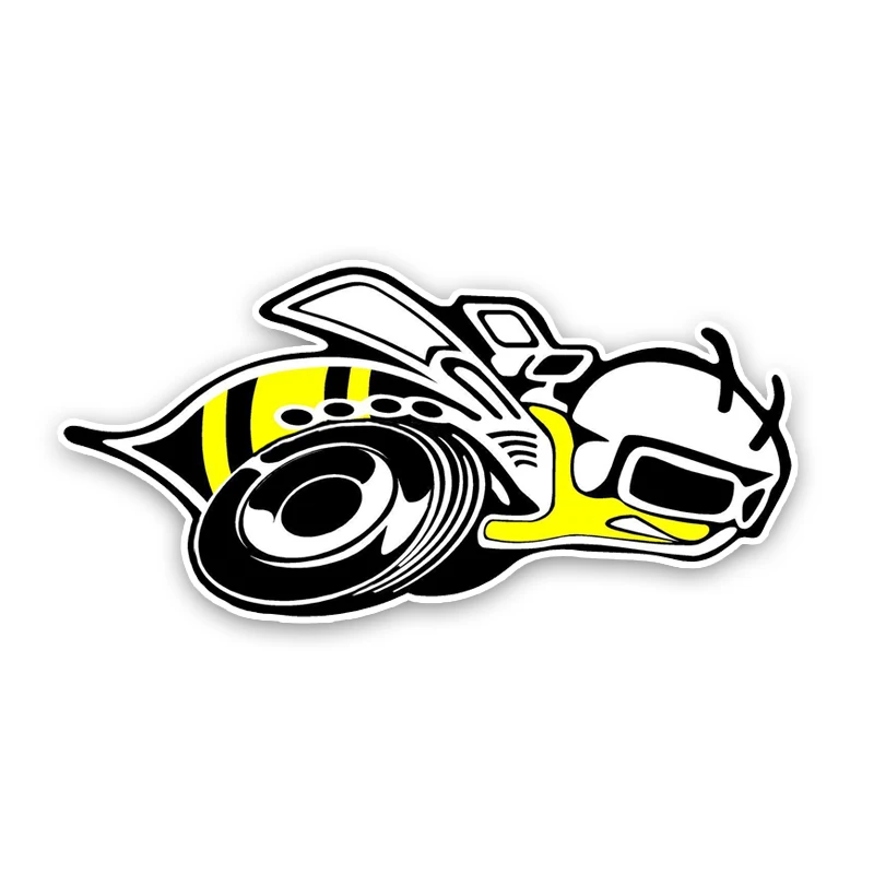 

Personality Cartoon Coolest Hornets Colored Car Sticker Motorcycle Accessories Superior Quality Vinyl Decals Waterproof PVC