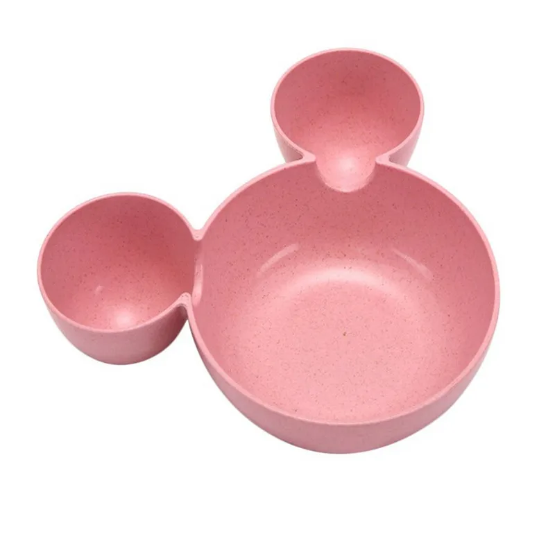 Wheat straw cartoon little mouse child rice bowl (7)