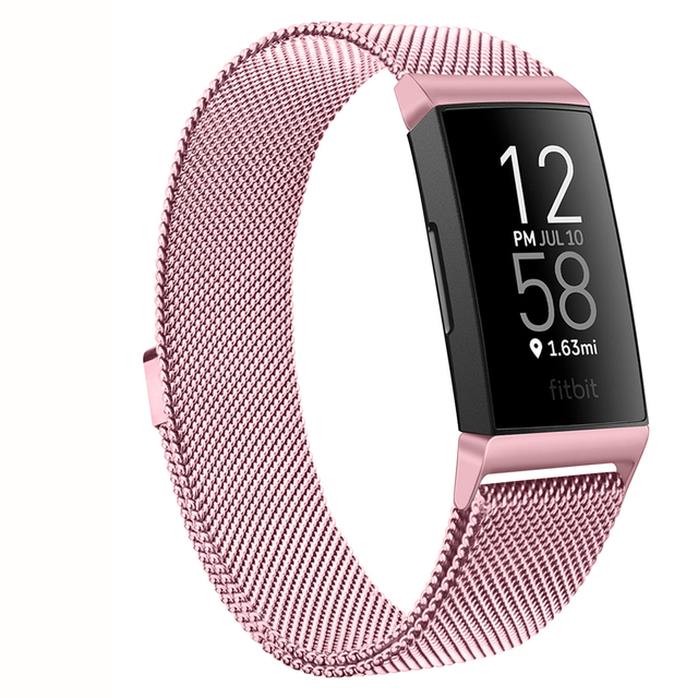Magnetic Milanese Strap For Fitbit Charge 4 3 Band Replacement Wristband Watchband For Fitbit Charge 3 SE Strap Men Female