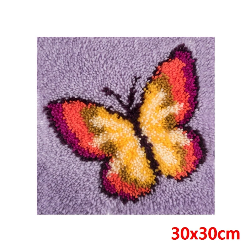 Latch Hook Rug kits For Embroidery Beginners Flower Animals Carpet