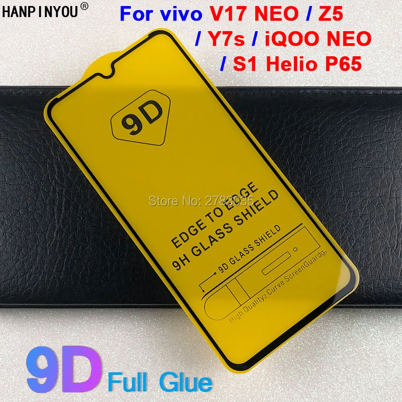 ДЛЯ vivo V17 NEO/iQOO NEO/S1 Helio P65/Z5/Y7s 9D полное покрытие из закаленного стекла Защитная