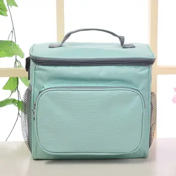 

free shipping Portable Thermal Insulated Cooler Lunch Picnic Bag Food Handbag Storage Pouch Lunch Container Loncheras Para
