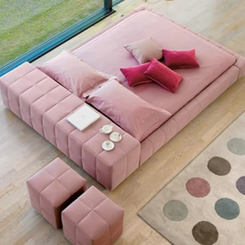 

Wholesale king size sofa bed tatami Living Room Furniture Sofa Sets Luxury Design leather Sofa set