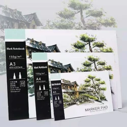 A5 Paper Sketchbook - 30 Sheets for Art, Painting, and Graffiti (A3 42x29cm)