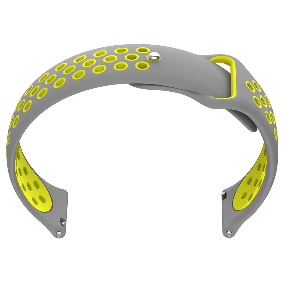 20 мм силиконовый ремешок для часов для Huami Amazfit Bip A1608 силиконовый сменный ремешок для часов браслет аксессуары - Цвет: 11