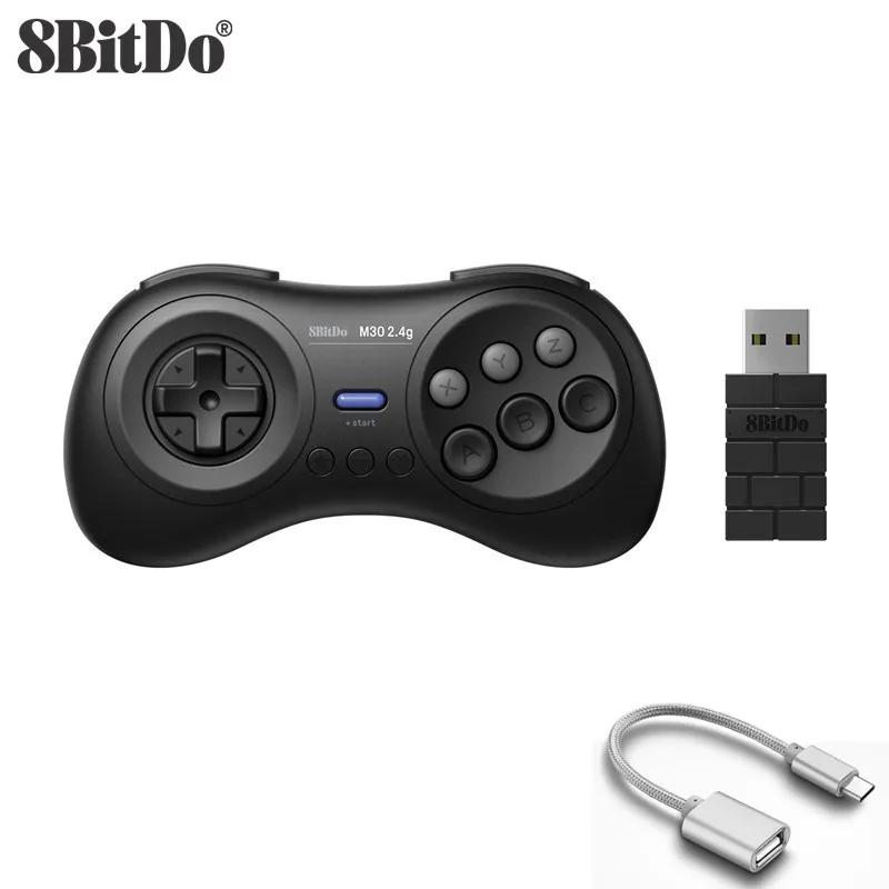 8bitdo M30 2,4G Беспроводной игрового контроллера геймпад для sega Genesis мини и игры sega Mega Drive Мини-sega Genesis