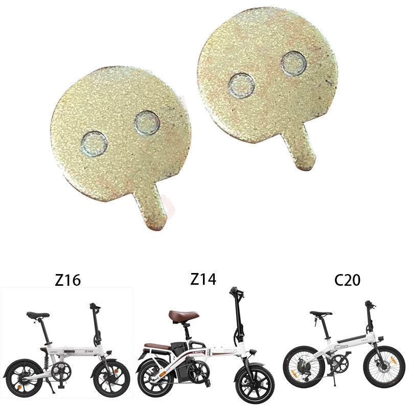 HIMO pastilla de freno de disco para bicicleta eléctrica, pastillas freno de disco de Metal hidráulico, semimetálicas, para HIMO C20 Z14 Z16 Z20|Piezas y accesorios de - AliExpress