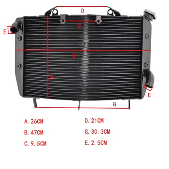 

LOPOR Motorcycle Aluminium Cooler Replacement Radiator For YAMAHA YZFR6 YZF R6 2008-2010 YZF-R6