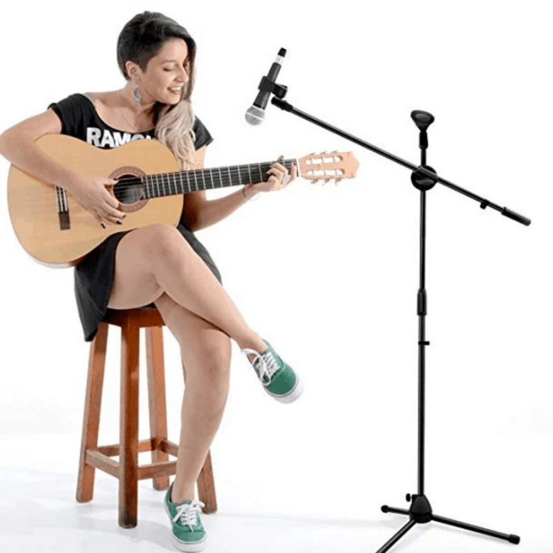 

Microphone Shock Mount Clip Holder Flexible Mic Clips Standard Plastic Microphone Clips Adjustable Mic Stand Accessory Durable