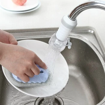 

360 Degree Faucet Water-saving Device Extender Nozzle Filter Adjustable Adapter Splash-proof Sprinkler Kitchen Tool