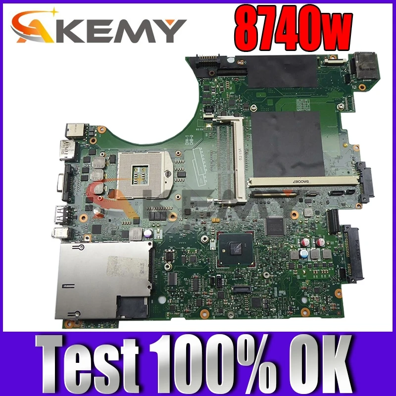 Материнская плата Akemy 595698-001 для ноутбука HP EliteBook 8740 Вт материнская 100% полностью