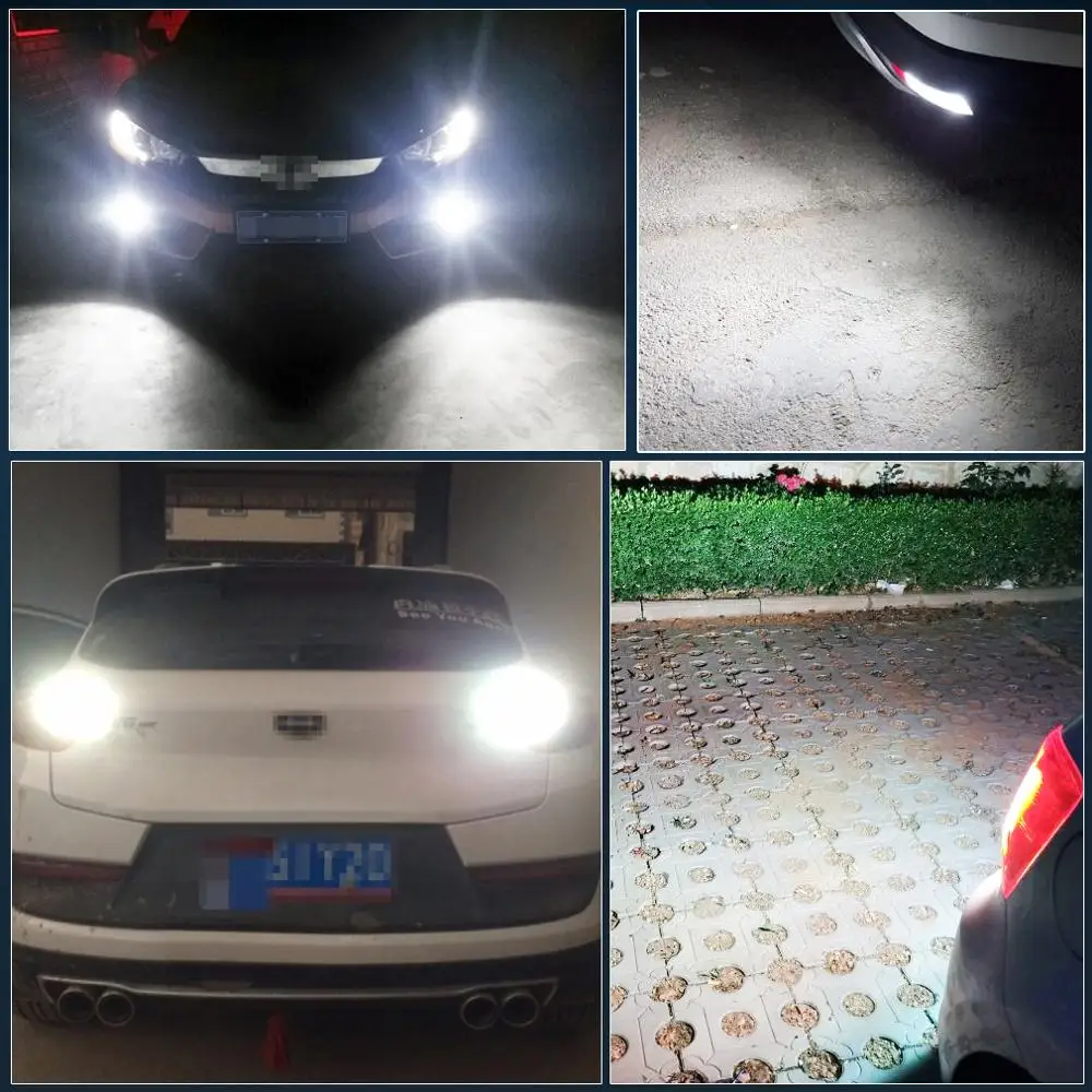 W16W LED  T15 Led Canbus OBC,  , 920 921 912  3030SMD ڵ     6000K  DC 12V, 2 