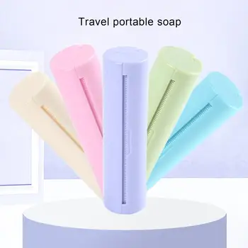 

Hot Disposable Washing Hand Soap Sheets Portable Hand Wash Soap Bath Toiletry Paper For Travel Outdoor Camping